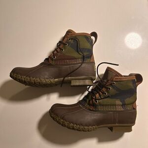 Boys Camouflage Duck Boots